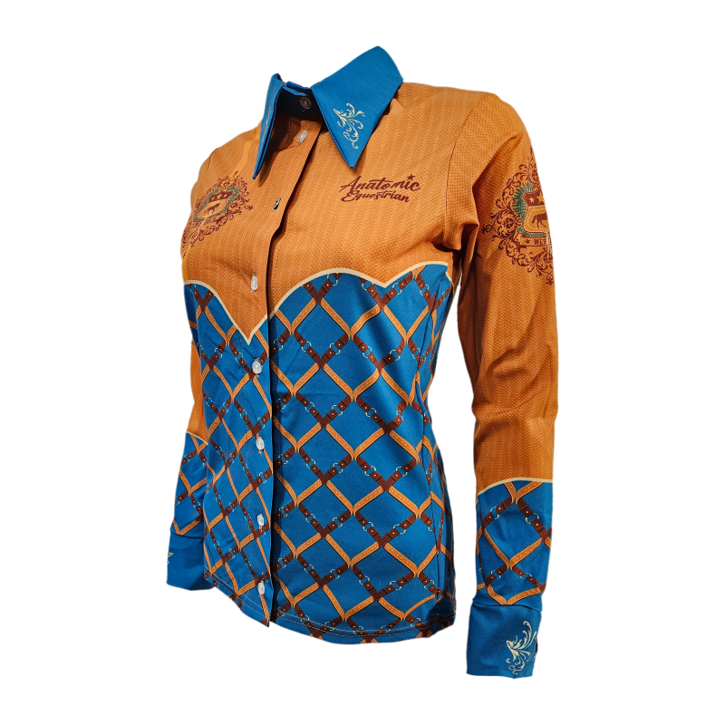 Argyle Ladies Button Shirt