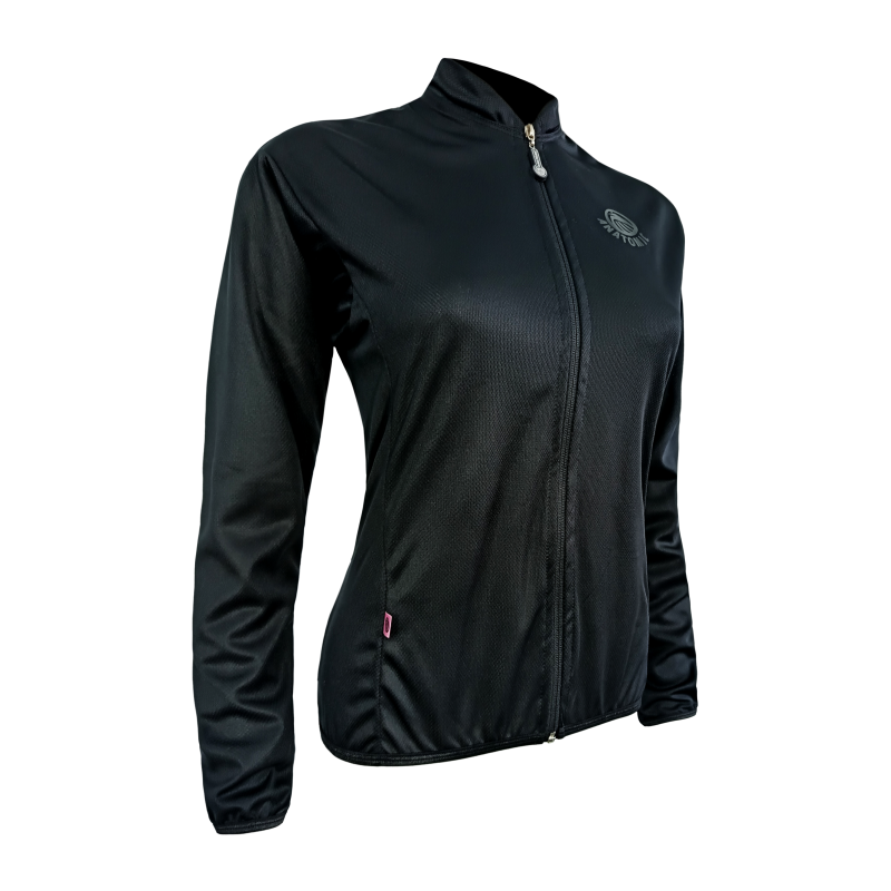 Black Long sleeve Ladies Cycling Jersey