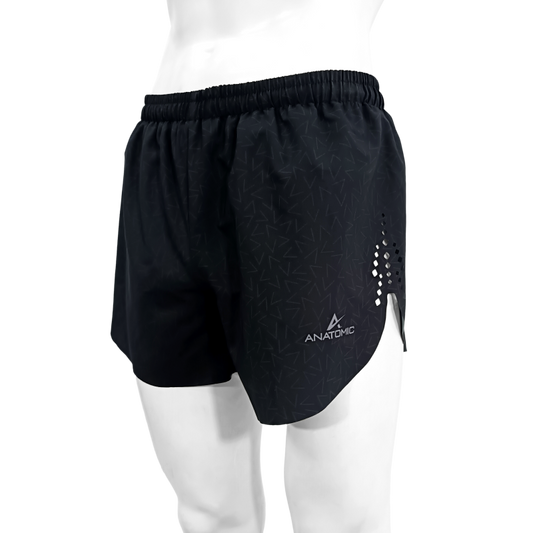 Black Unisex Elite Running Shorts