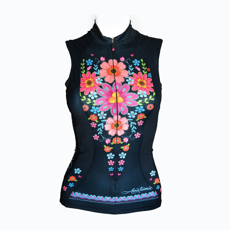 Boho Chic Ladies SLeeveless Cycling Shirt