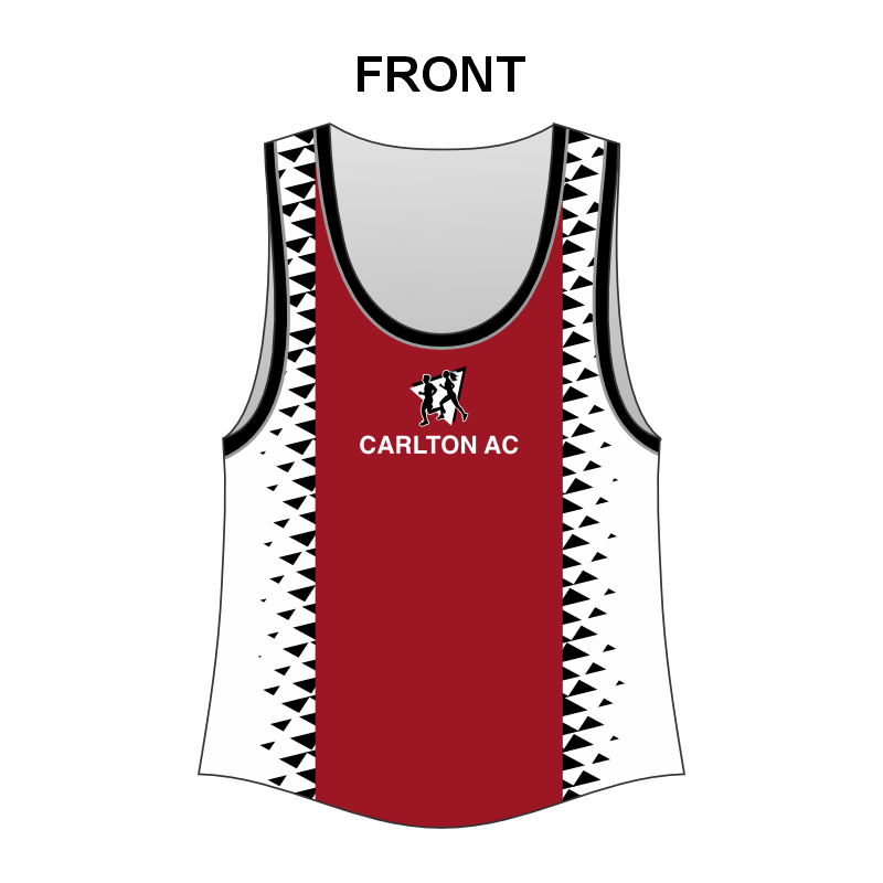Carlton AC Mens and Ladies Vests