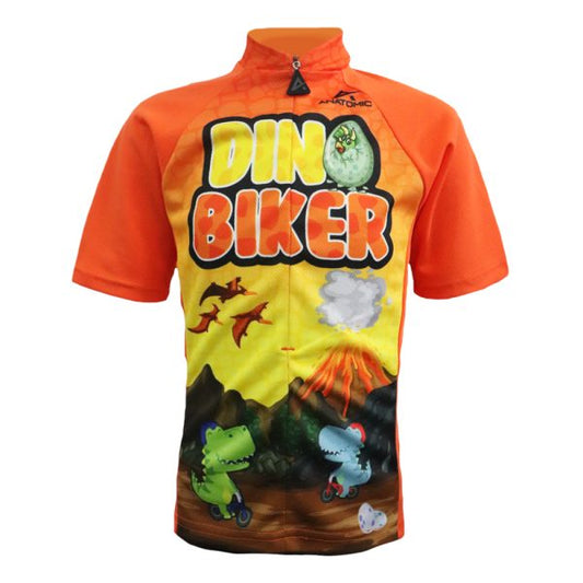 Dino Biker Kids Cycling Shirt