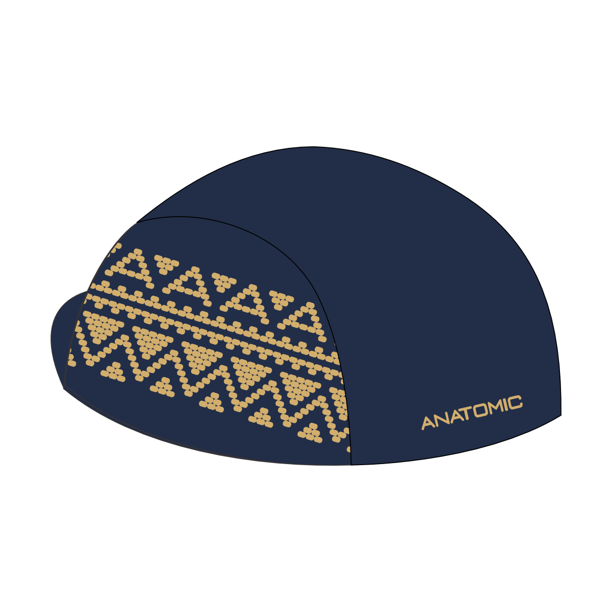 Amashova 2026 Gold Milestone Cycling Cap