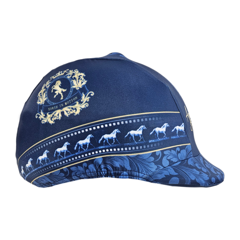 Horse in motion Lycra Helmet Cover