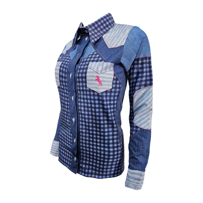 Denim Ladies Button Shirt