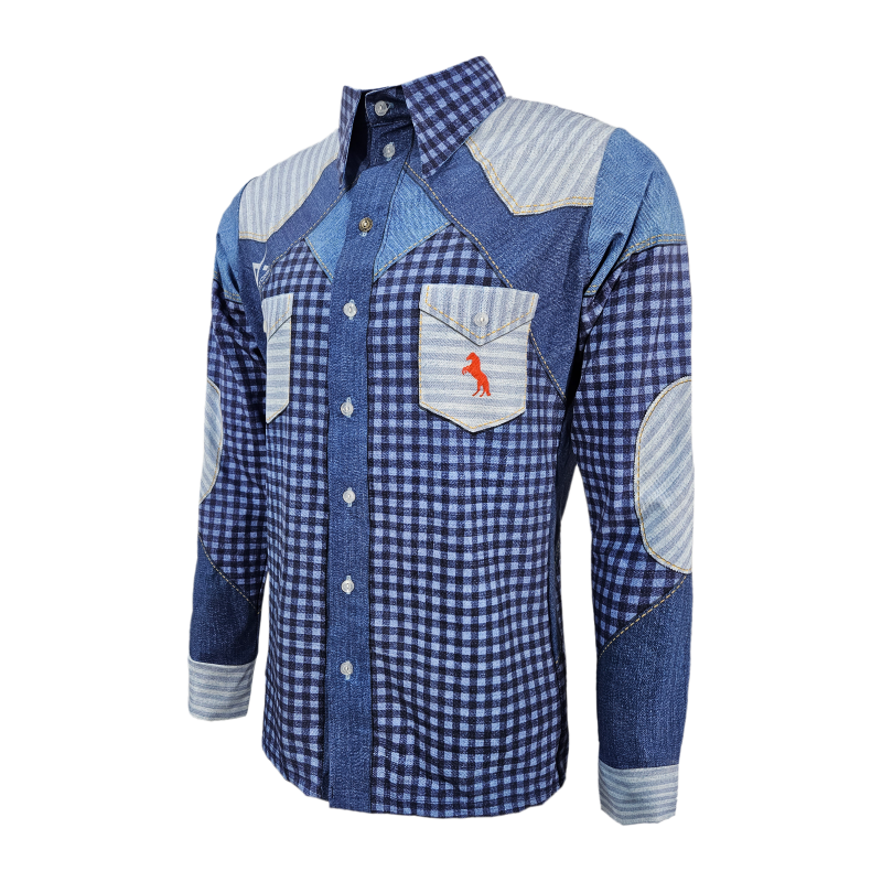 Denim Mens Button Shirt