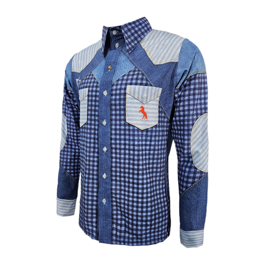 Denim Mens Button Shirt