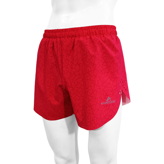 Red Unisex Elite Running Shorts