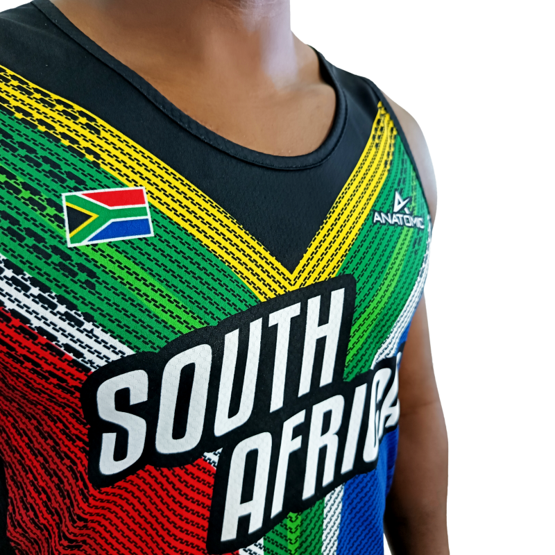 SA Mzansi Mens Running Vest
