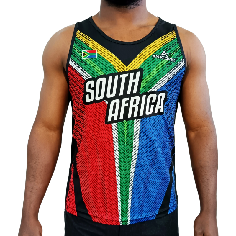 SA Mzansi Mens Running Vest