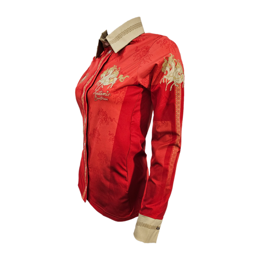 Scarlet Ladies Button Shirt