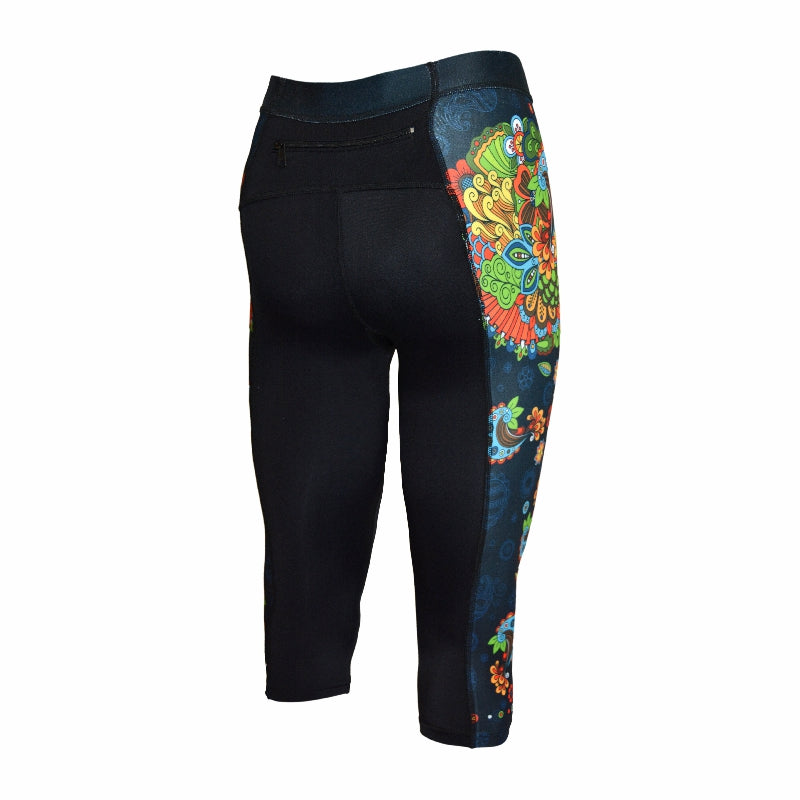 Serenity Ladies Capri Running Tights