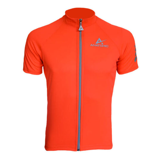 Vizi Neon Orange Cycling Shirt
