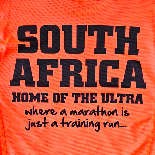 Vizi Ultra Orange Mens Running T-shirt