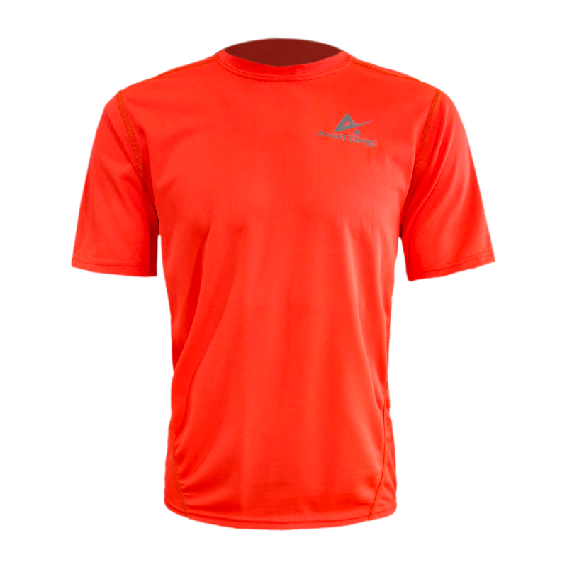 Vizi Ultra Orange Mens Running T-shirt