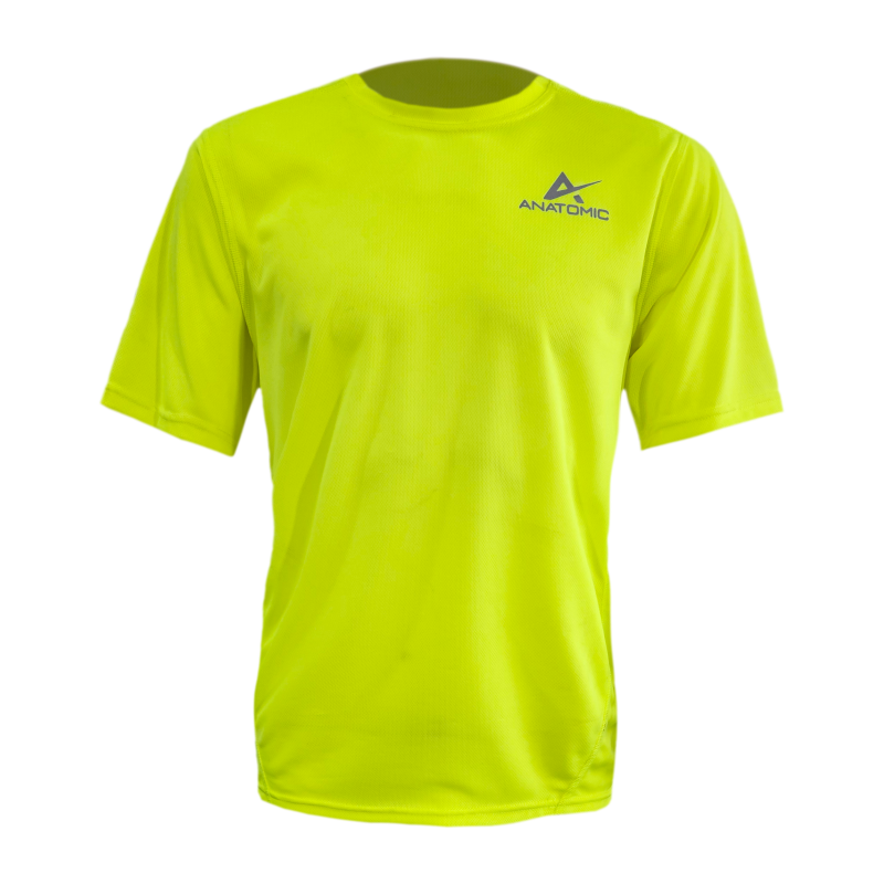 Vizi Ultra Yellow Mens Running T-shirt