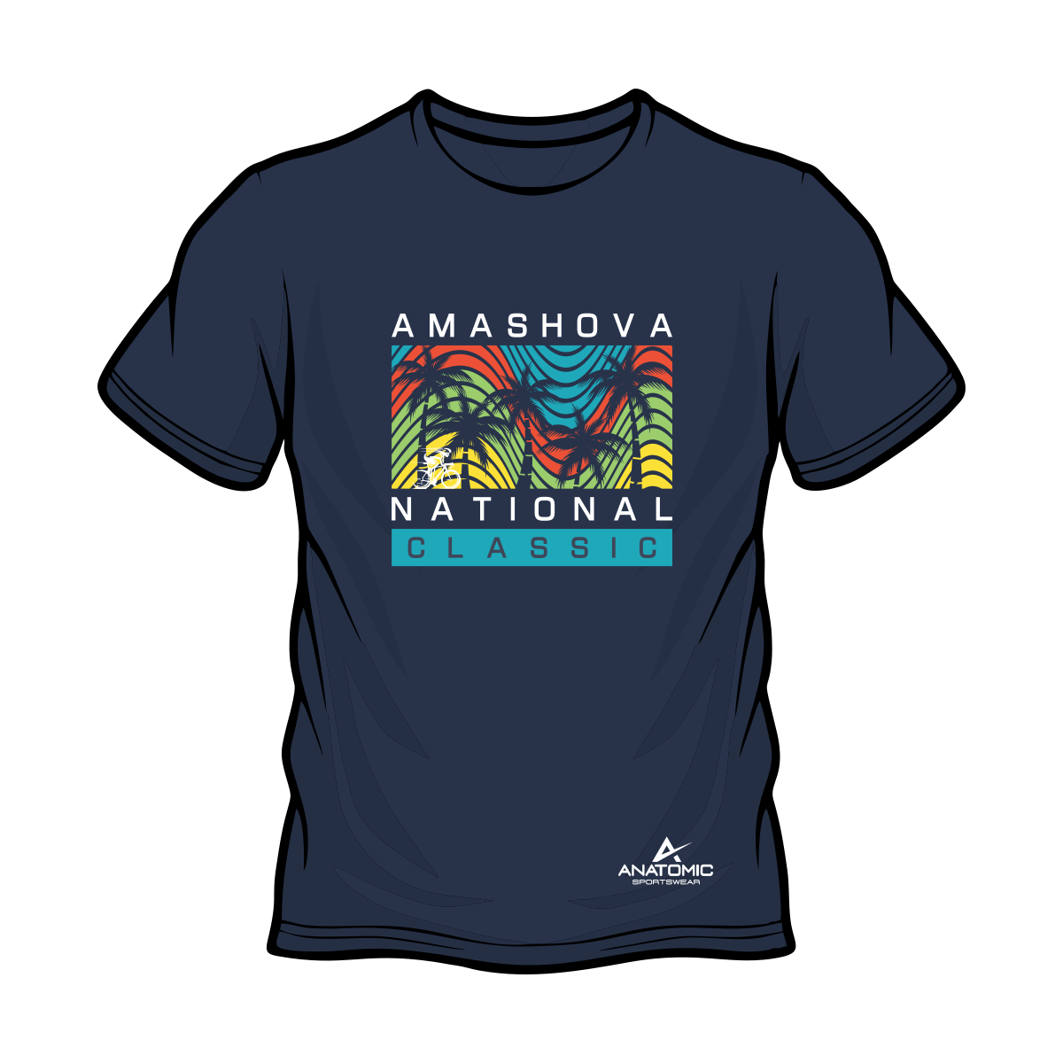 Amashova Wave Event Cotton T-Shirt