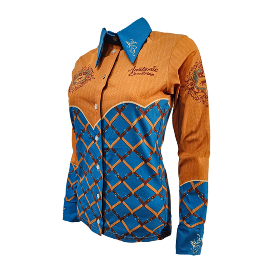 Argyle Ladies Button Shirt