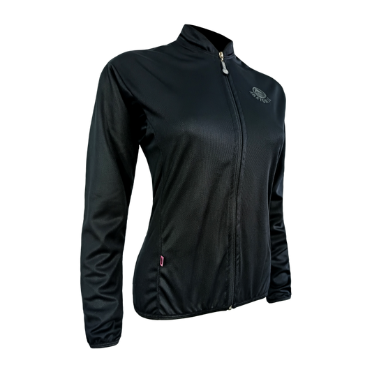 Black Long sleeve Ladies Cycling Jersey