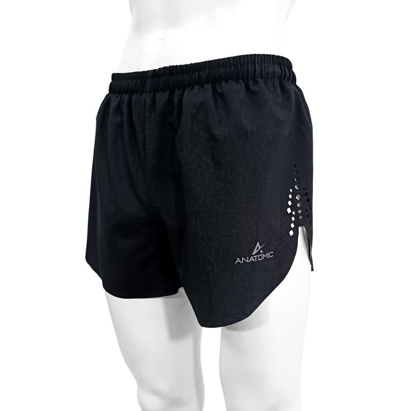 Black Unisex Elite Running Shorts