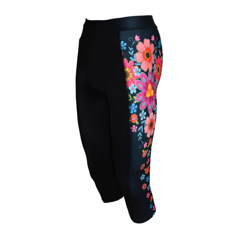 Boho Chic Ladies Capri Running Tights Anatomic Sportswear