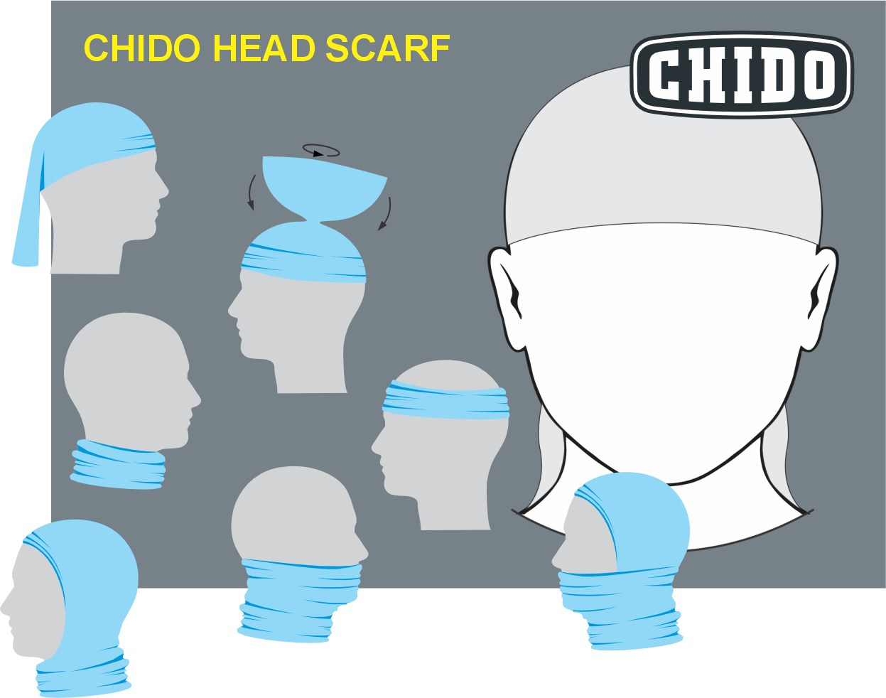 CHIDO HEAD SCARF