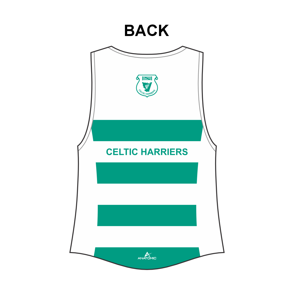 Celtic Harriers Standard Vests