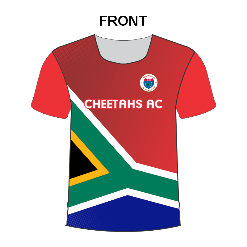 Cheetahs Mens and Ladies Fuzion T-shirt