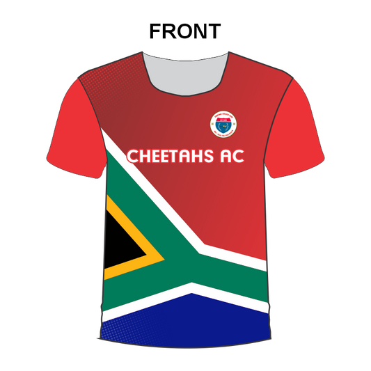 Cheetahs Mens and Ladies Fuzion T-shirt
