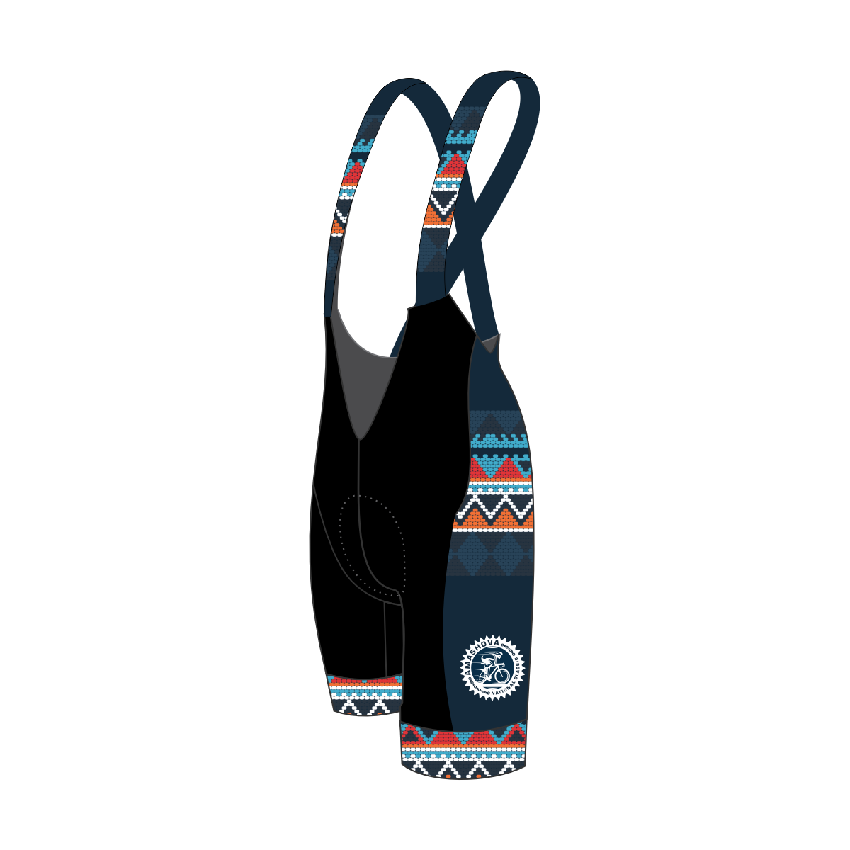 Amashova 2026 Cobalt Culture Cycling Bib