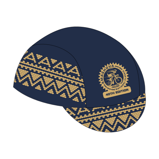 Amashova 2026 Gold Milestone Cycling Cap