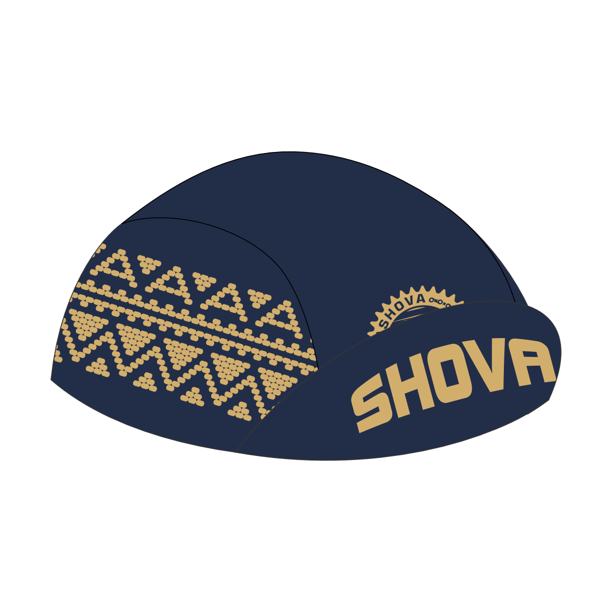 Amashova 2026 Gold Milestone Cycling Cap