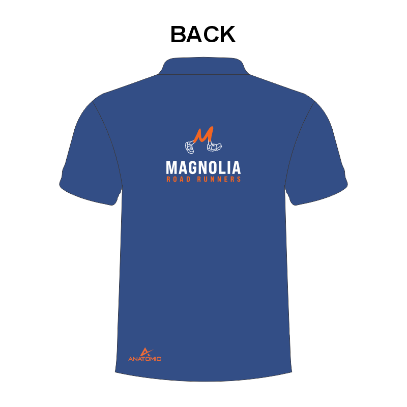 Magnolia Social Blue Mens and Ladies Golf shirt
