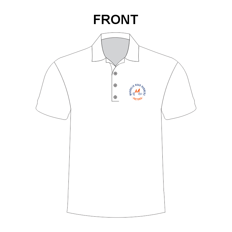 Magnolia Social White Mens and Ladies Golf shirt