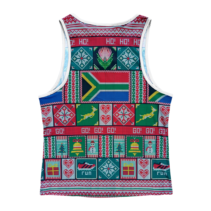 Mzansi Xmas Mens Running Vest