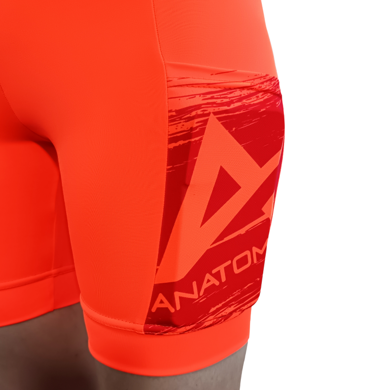 Vizi Orange Ladies Elite Running Tights