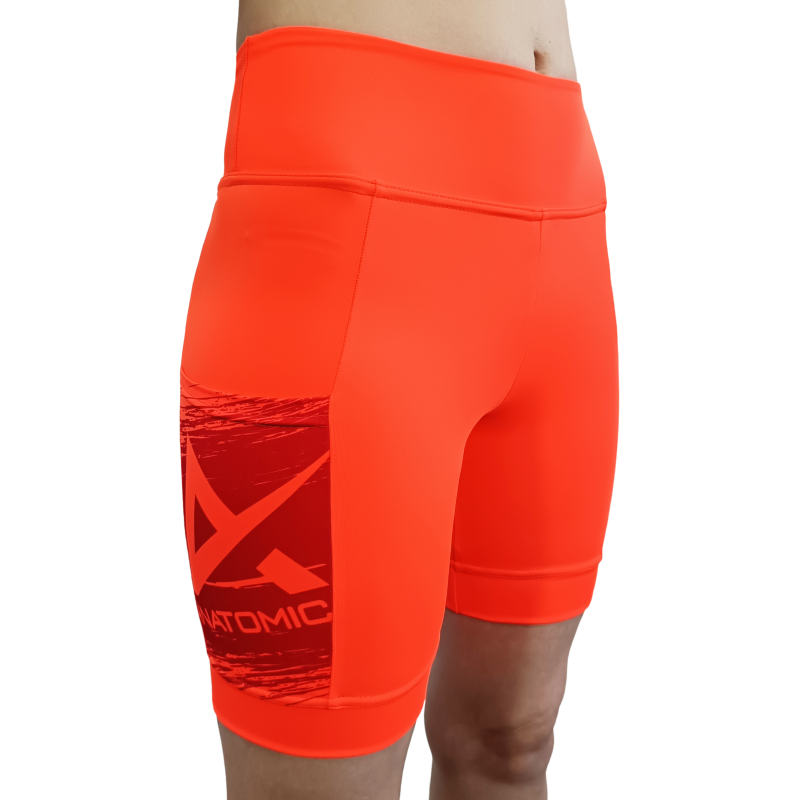 Vizi Orange Ladies Elite Running Tights