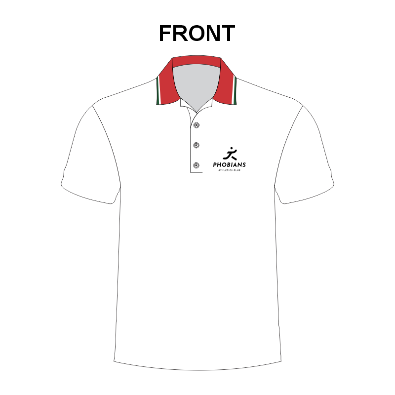 Phobians Mens and Ladies Golf shirt