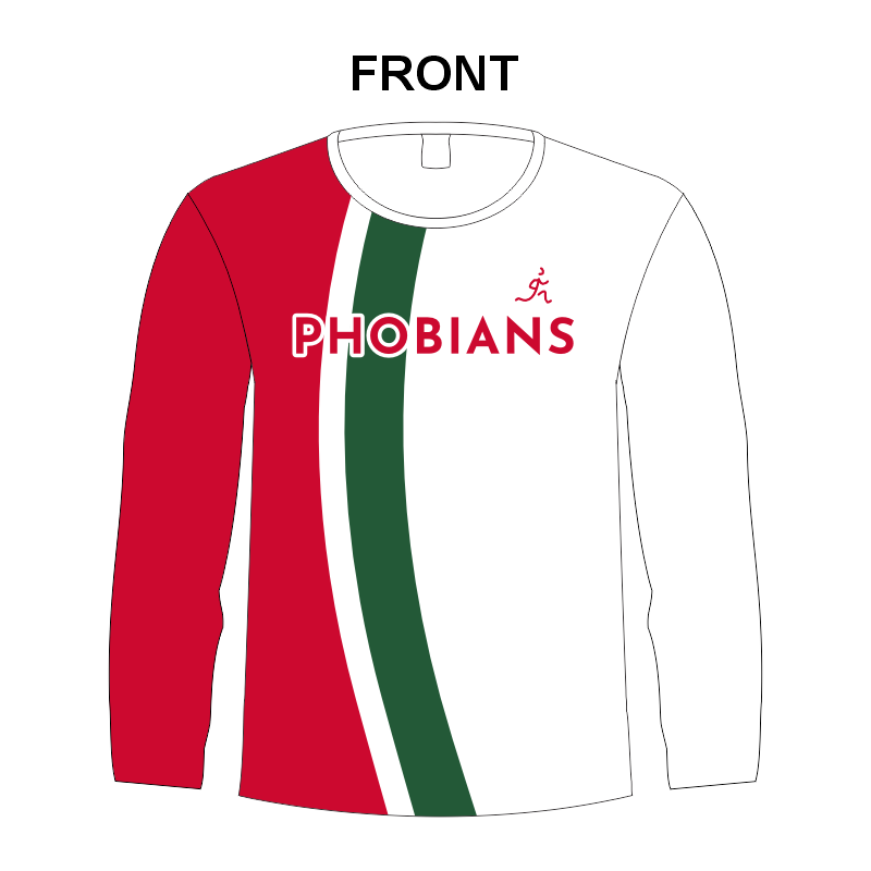 Phobians Mens and Ladies Slimfit Shirt Long Sleeve
