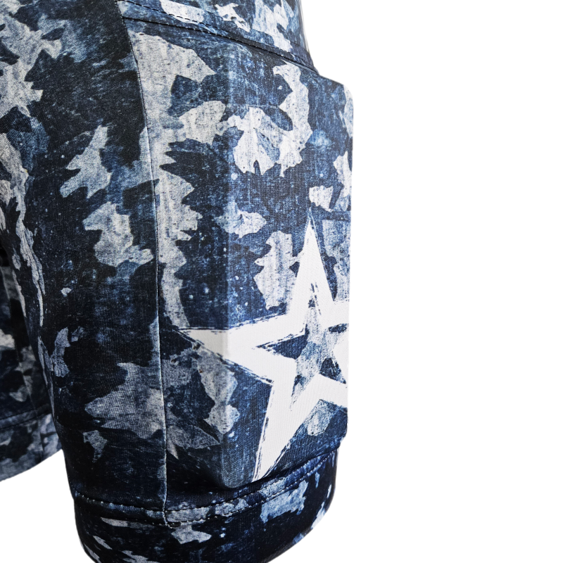 Camo Grey Mens Elite Running Tights