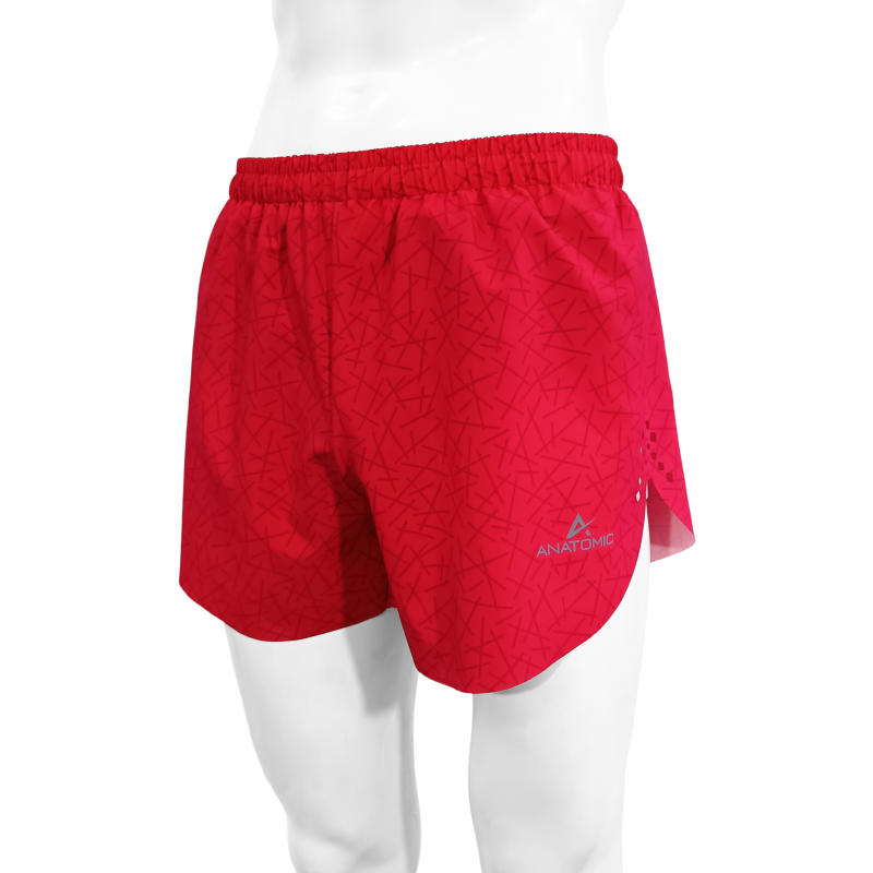 Red Unisex Elite Running Shorts