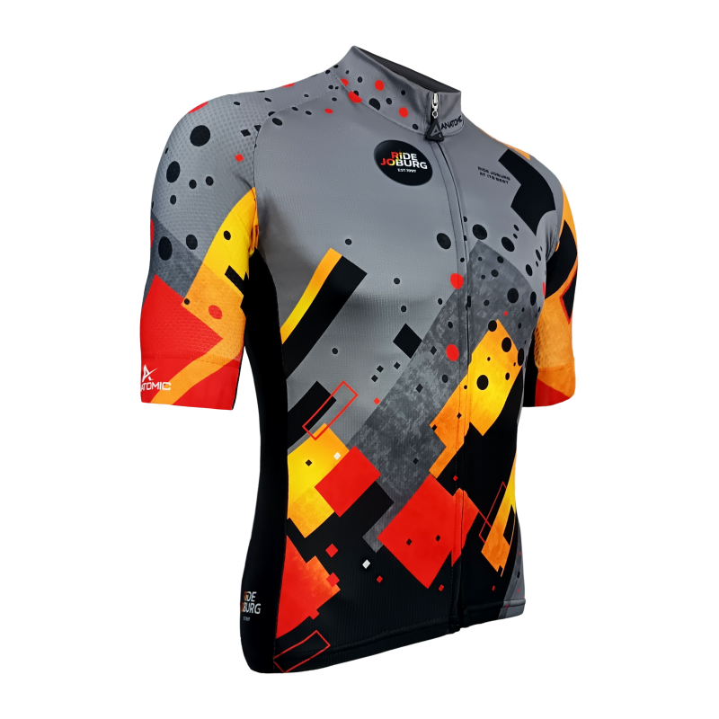 Ride Joburg Elite Cycling Jersey Grey