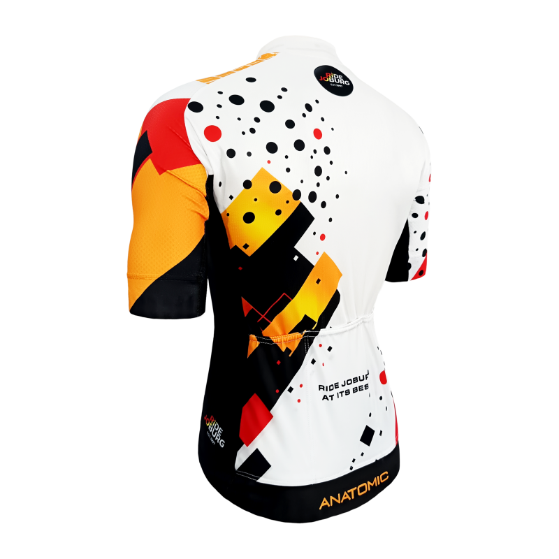 Ride Joburg Elite Cycling Jersey White