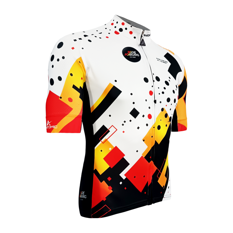 Ride Joburg Elite Cycling Jersey White