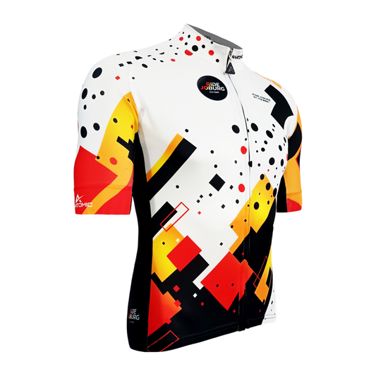 Ride Joburg Elite Cycling Jersey White