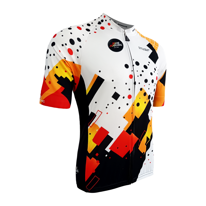Ride Joburg Standard Cycling Jersey White