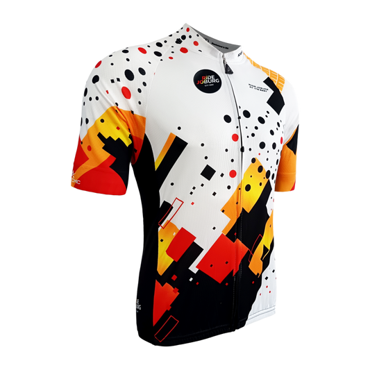 Ride Joburg Standard Cycling Jersey White