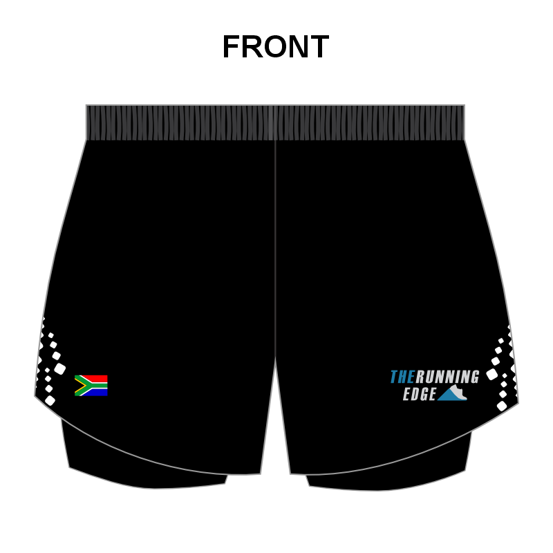 The Running Edge Mens and Ladies Elite Shorts with tights