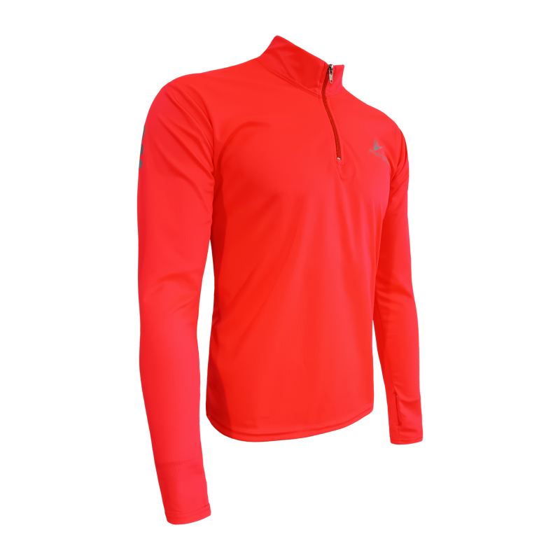 A day without Orange Vizi Longsleeve Running Shirt with Thumbhole