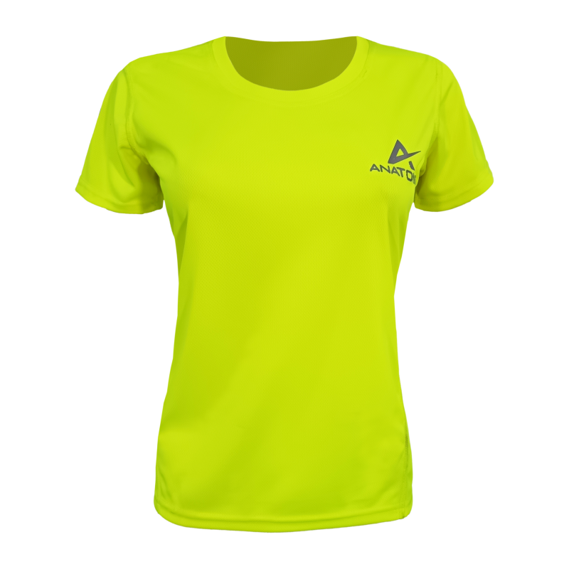 Vizi Ultra Yellow Ladies Running T-shirt